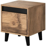 Bedside Tables Wooden Brown 2 Pieces 40x38x45cm - Image 3