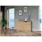 M6 Wooden Chest of Drawers with 6 Drawers Sonoma Oak 70x40x77cm - Image 8