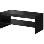 Rectangular Central Coffee Table Pafos Wooden Black M120xW60xH50cm - Image 2