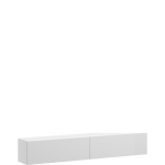 TV Stand Vigo White / White Gloss M180xD30xH40cm - Image 2