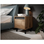 Bedside Tables Wooden Brown 2 Pieces 40x38x45cm