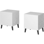 Nova Szf Wooden White Bedside Table 44x40x52cm - Image 2