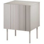 Bedside Table Isla Wooden White 44.5x40x59cm - Image 2