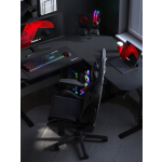 Γραφείο Gaming Hero Ξύλινο Black 180x150x70εκ. - Image 7