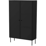 Sideboard Wooden Black 100x39x166cm - Image 2