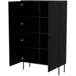 Sideboard Wooden Black 100x39x166cm - Image 4