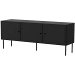 Sideboard Palazzo Wooden Black Matt 151x40x60cm - Image 2