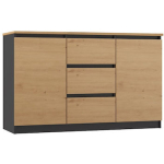 Malwa 2d3s/ba Anthracite Sideboard with Drawers - Image 2
