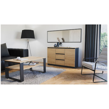 Malwa 2d3s/ba Anthracite Sideboard with Drawers
