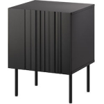 Bedside Tables Isla Wooden Black 2 Pieces 44.5x40x59cm - Image 2