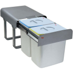 Teka Waste Bin from Stainless Steel for Cabinet Grey 30lt - Image 2