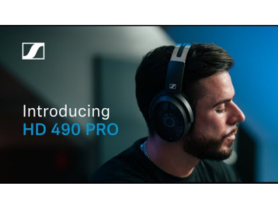 Sennheiser HD 490 PRO Plus Wired Over Ear Headphones Black - Image 7