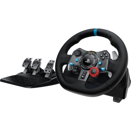 Logitech G29 Driving Force Steering Wheel with Pedals for PC / PS3 / PS4 / PS5 with 900° Rotation