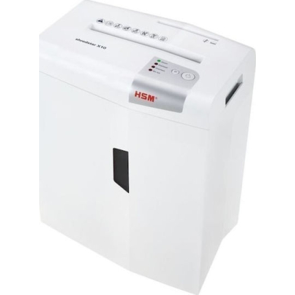 HSM X10 4.5x30mm Cross Cut 10-Sheet CD and Paper Shredder
