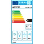 Gorenje DK63MCLB Chimney Vent Hood 60cm Black - Image 2