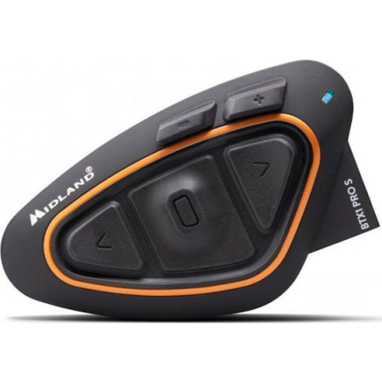 Midland BTX1 Pro S Ενδοεπικοινωνία Μονή για Κράνος Μηχανής με Bluetooth