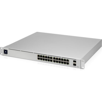 Ubiquiti UniFi Pro 24 POE Gen2 Managed L3 PoE+ Switch with 24 Gigabit (1Gbps) Ethernet Ports and 2 SFP Ports