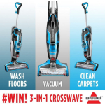 Bissell CrossWave Electric Stick Vacuum 560W Blue - Image 2