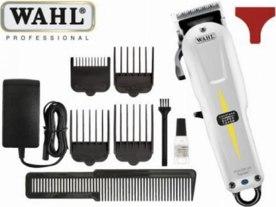 Wahl Professional Cordless Super Taper Professional Hair Clipper White 8591-830