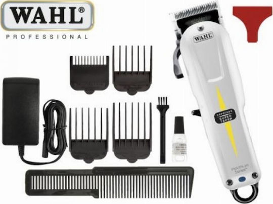 Wahl Professional Cordless Super Taper Professional Hair Clipper White 8591-830 - Image 1