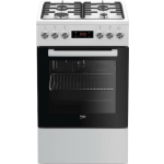 Beko Natural Gas & Electric Cooker 55lt with Natural Gas Hobs W50cm. White