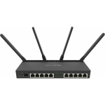 MikroTik RB4011iGS+5HacQ2HnD-IN Wireless Router Wi‑Fi 5 with 10 Gigabit Ports