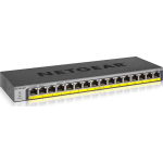 NetGear GS116PP Unmanaged L2 PoE+ Switch with 16 Gigabit (1Gbps) Ethernet Ports