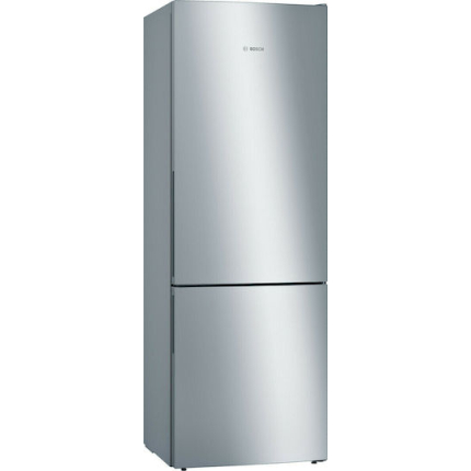 Bosch Fridge-Freezer 419lt H201xW70xD65cm Brushed Steel Anti-Fingerprint KGE49AICA