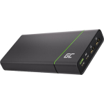 Green Cell PBGC04 Power Bank 26800mAh 128W with 2 USB-A Ports and 2 USB-C Ports Quick Charge 3.0 / Power Delivery Black