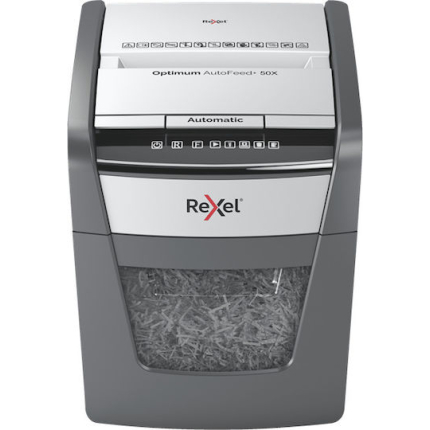 Rexel AutoFeed + 50X Cross Cut 50-Sheet Paper Shredder