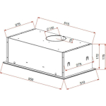 Teka GFG2 Ventilation Mechanism 55cm White - Image 2
