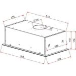 Teka GFG2 Ventilation Mechanism 55cm Black - Image 2