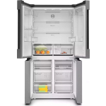 Bosch Side-by-Side Refrigerator 605lt Total NoFrost H183xW91xD73.1cm Brushed Steel Anti-Fingerprint KFN96VPEA - Image 2