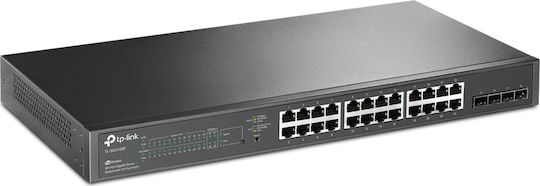 TP-LINK Jetstream TL-SG2428P Managed L2 PoE+ Switch with 24 Gigabit (1Gbps) Ethernet Ports and 4 SFP Ports - Image 1