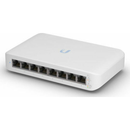 Ubiquiti Switch Lite 8 PoE Managed L2 PoE+ Switch with 8 Gigabit (1Gbps) Ethernet Ports