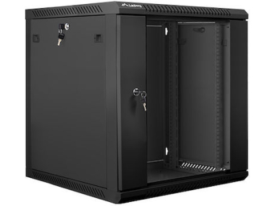 Lanberg Wall Mounted Rack Cabinet 12U 60x60x64cm Black WF01-6612-10B - Image 2