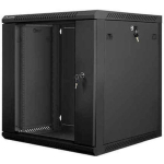 Lanberg Wall Mounted Rack Cabinet 12U 60x60x64cm Black WF01-6612-10B