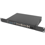 Lanberg RSFE-16P-2C-250 Unmanaged L2 PoE+ Switch with 16 Gigabit (1Gbps) Ethernet Ports and 2 SFP Ports - Image 6