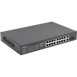Lanberg RSFE-16P-2C-250 Unmanaged L2 PoE+ Switch with 16 Gigabit (1Gbps) Ethernet Ports and 2 SFP Ports - Image 7