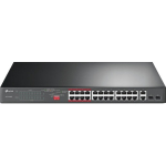 TP-LINK TL-SL1226P Unmanaged L2 PoE+ Switch with 24 Ethernet Ports and 2 SFP Ports