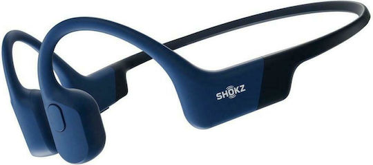 Shokz OpenRun Bone Conduction Bluetooth Handsfree Earphones with Sweat Resistance Blue - Image 1