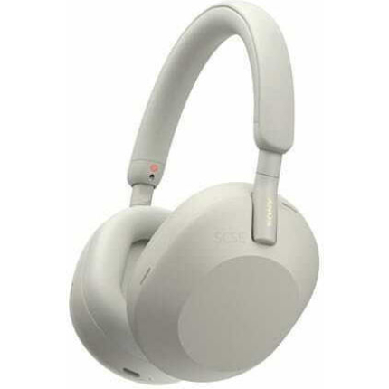 Sony WH-1000XM5 Wireless / Wired Over Ear Headphones with 30 hours of Operation and Quick Charge Silver