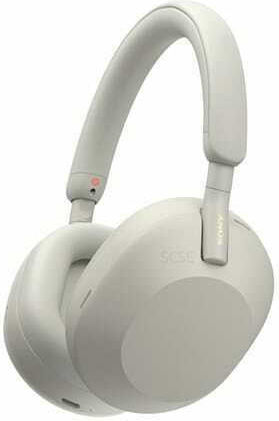 Sony WH-1000XM5 Wireless / Wired Over Ear Headphones with 30 hours of Operation and Quick Charge Silver - Image 1