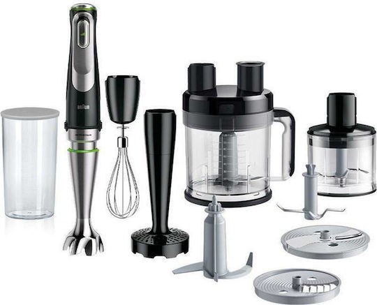 Braun Multiquick 9 Hand Blender with Inox Rod 1200W Black - Image 1
