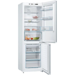 Bosch Fridge-Freezer 326lt Total NoFrost H186xW60xD66cm White KGN36VWED - Image 2
