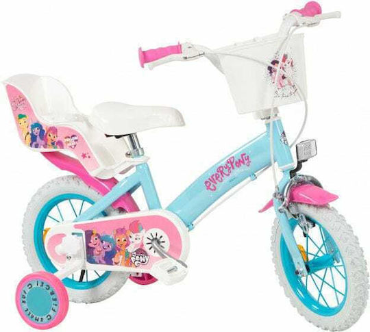 Toimsa My Little Pony 12" Kids Bicycle City Light Blue - Image 1
