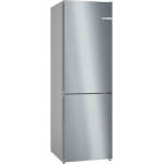 Bosch Fridge-Freezer 321lt Total NoFrost H186xW60xD66.5cm Inox KGN362IDF