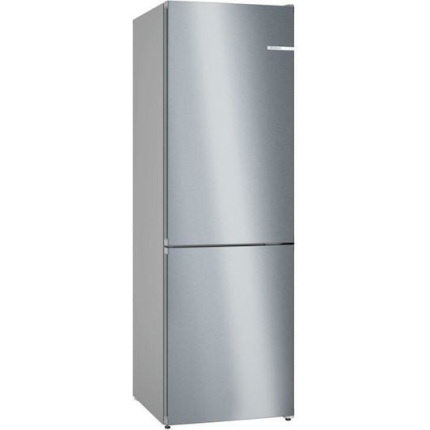 Bosch Fridge-Freezer 321lt Total NoFrost H186xW60xD66.5cm Inox KGN362IDF