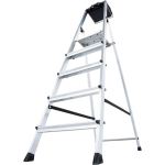 Krause Secury Ladder Aluminum with 5+1 Steps 184cm - Image 3