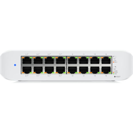Ubiquiti Switch Lite 16 Managed L2 PoE+ Switch with 16 Gigabit (1Gbps) Ethernet Ports